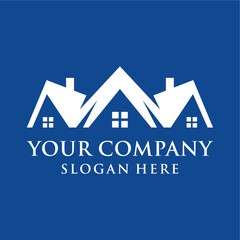 real estate agent concept logo	