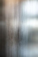 Fototapeta premium Close-up of brushed metal, adding an industrial look with soft reflections