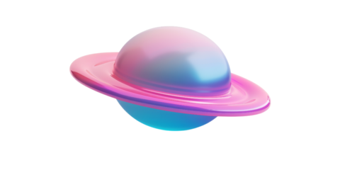 Colorful Abstract Planet Design