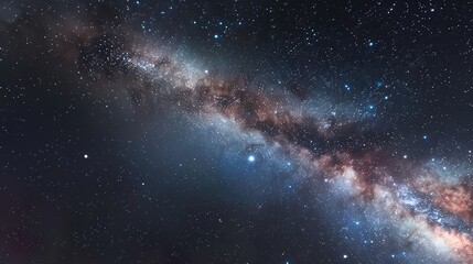 Fototapeta premium Perfect starry night sky background oute