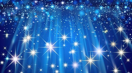 Perfect starry night sky background oute