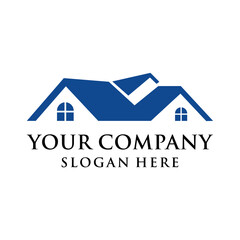 real estate agent concept logo	