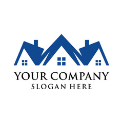 real estate agent concept logo	