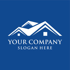 real estate agent concept logo	