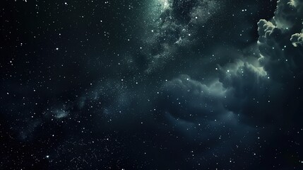 Fototapeta premium Black night sky vast universe background