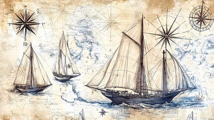 vintage sailing