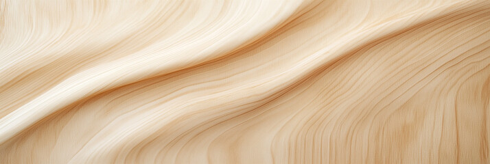 なめらかな起伏のある明るい木材のテクスチャ