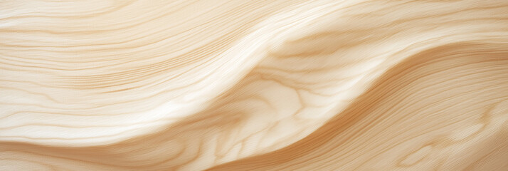 なめらかな起伏のある明るい木材のテクスチャ