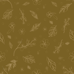 Abstract flora, Geometric Ethnic traditional seamless, 
Navajo Native American Indian, tribal, traditional, 
