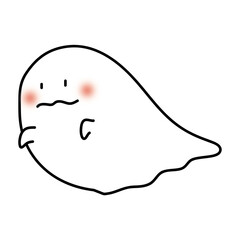 うらめしやをしているおばけ