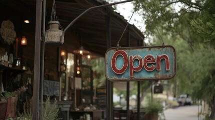 Obraz premium A vintage, weathered metal 