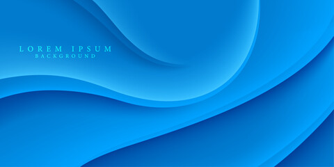 modern and creative blue curve wave layout decorative abstract digital bright blue backdrop,cover and business card design element vector illustration. futuristic geometric wallpaper and banner.