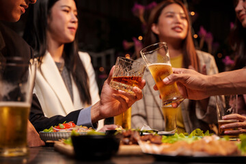 Celebrating Asian women for a successful, happy day.