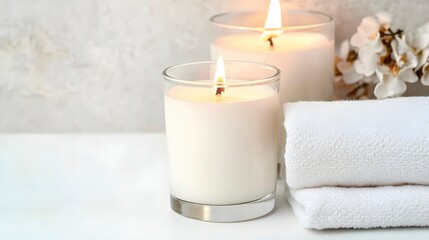 Calm and Relaxing Candlelight Setting