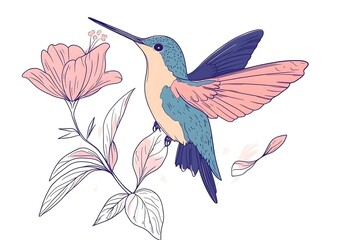 Obraz premium A Bouquet Of Vibrant Pink and Red Iceland Poppies Against A Bright Turquoise Background vector, plant, illustration, decoration, flower, blossom, botany, leaf, no people, ornate, springtime, floral