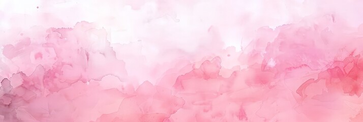 Abstract Pink Watercolor Background