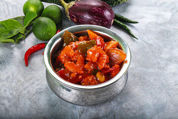 Chinese cuisine - Prawn sweet and sour sauce