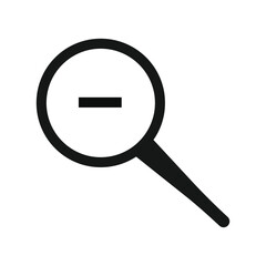 search modern line style icon. Zoom out icon.