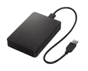 外付けののハードディスクドライブ / external hard drive