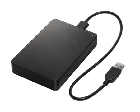 外付けののハードディスクドライブ / external hard drive
