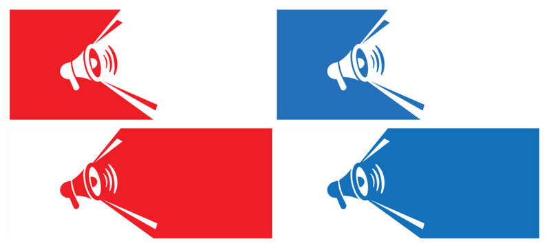 announcement sign on white background	