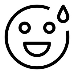 Obraz premium Emoticon Thin Style