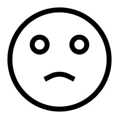 Fototapeta premium Emoticon Thin Style