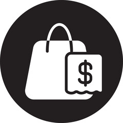 Shopping glyph icon