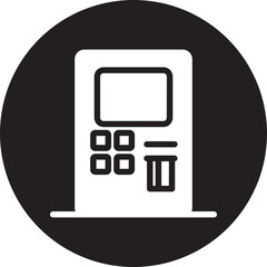 Atm glyph icon
