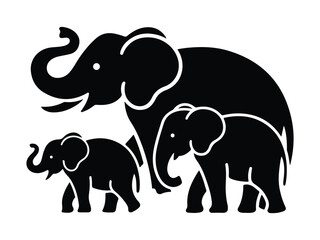 elephant silhouettes