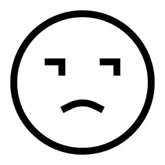 Obraz premium Emoticon Thin Style