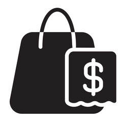 Shopping glyph icon