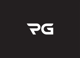 RG letter logo and initial logo design