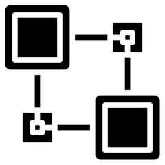 Transfer icon solid vector illustration