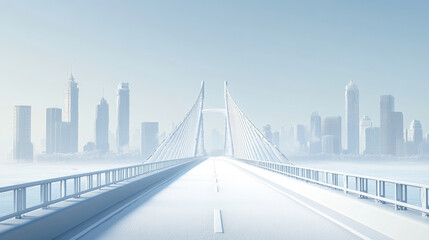 Fototapeta premium landscape with city