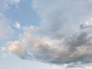 blue sky with clouds
