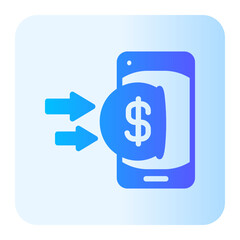 Receive Money gradient icon