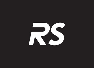 RS letter logo and initial logo design