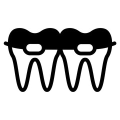 Braces Solid Icon