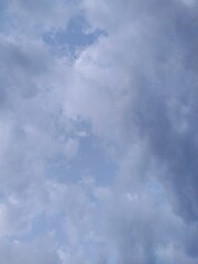 blue sky with clouds