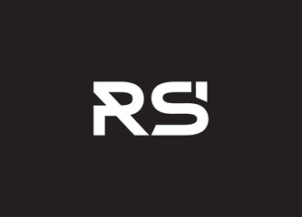 RS letter logo and initial logo design