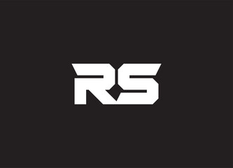 RS letter logo and initial logo design