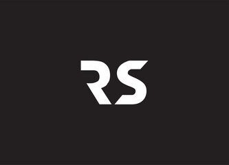 RS letter logo and initial logo design