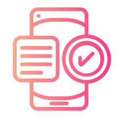 Verify gradient icon