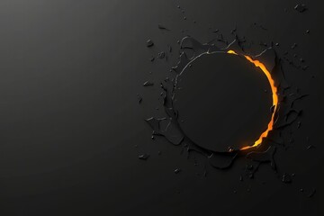 Black Hole Abstract Background