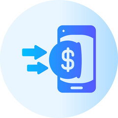 Receive Money gradient icon