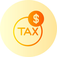 Tax gradient icon