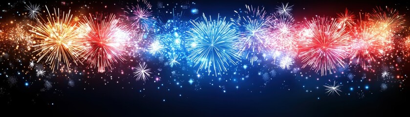 Festive Fireworks Display