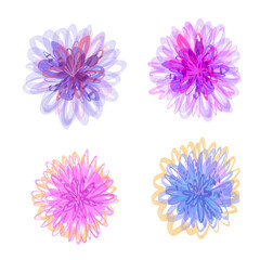 purple flower pack for printing, textile, fashion febric design, scraft 