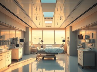"Advanced Hospital Ward - AI-Powered Patient Care